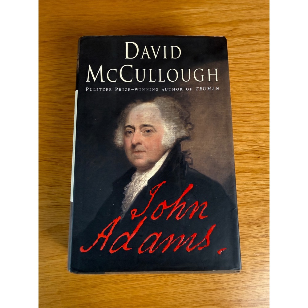 SIMON & SCHUSTER John Adams Biography David McCullough Black Hardcover